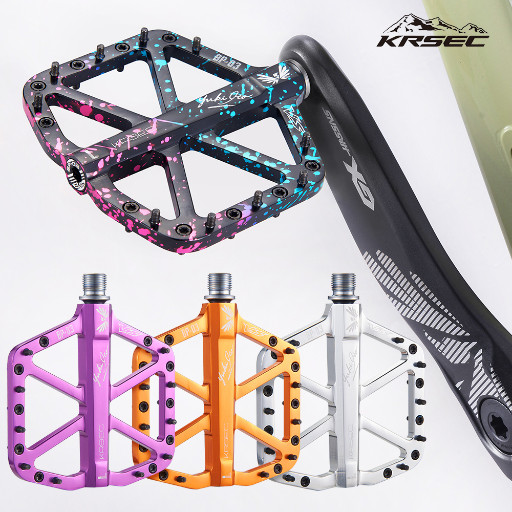 Mountain Biking Vs Road Biking - KRSEC VS Bicycle Pedal Aluminum alloy