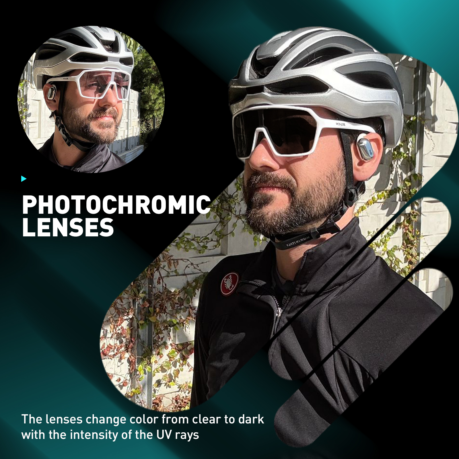 SCVCN Hot Cycling Photochromic - огляд і ціна Mountain Biking Sunglasses