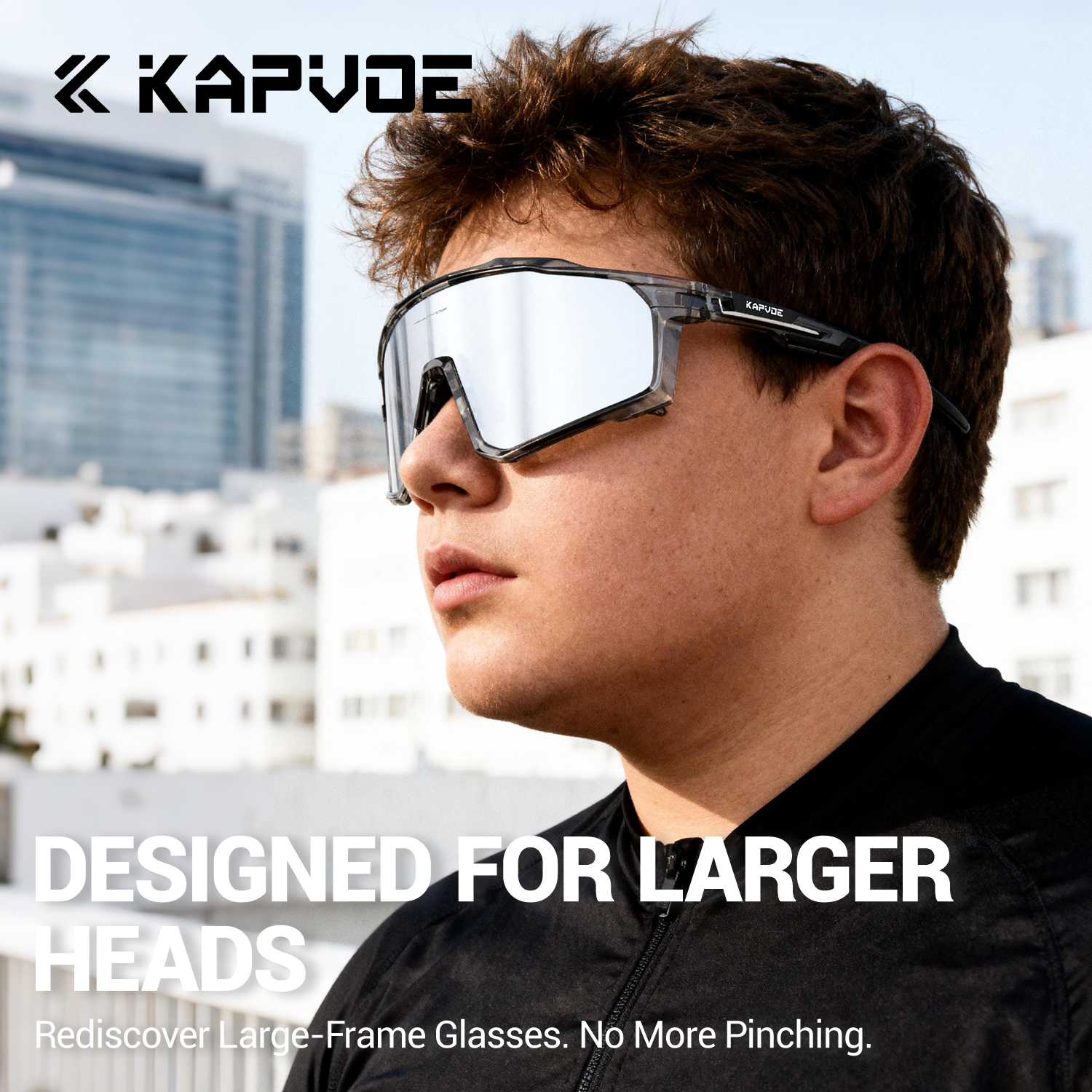 KAPVOE Large size Cycling Sung - огляд і ціна Mountain Biking Sunglasses