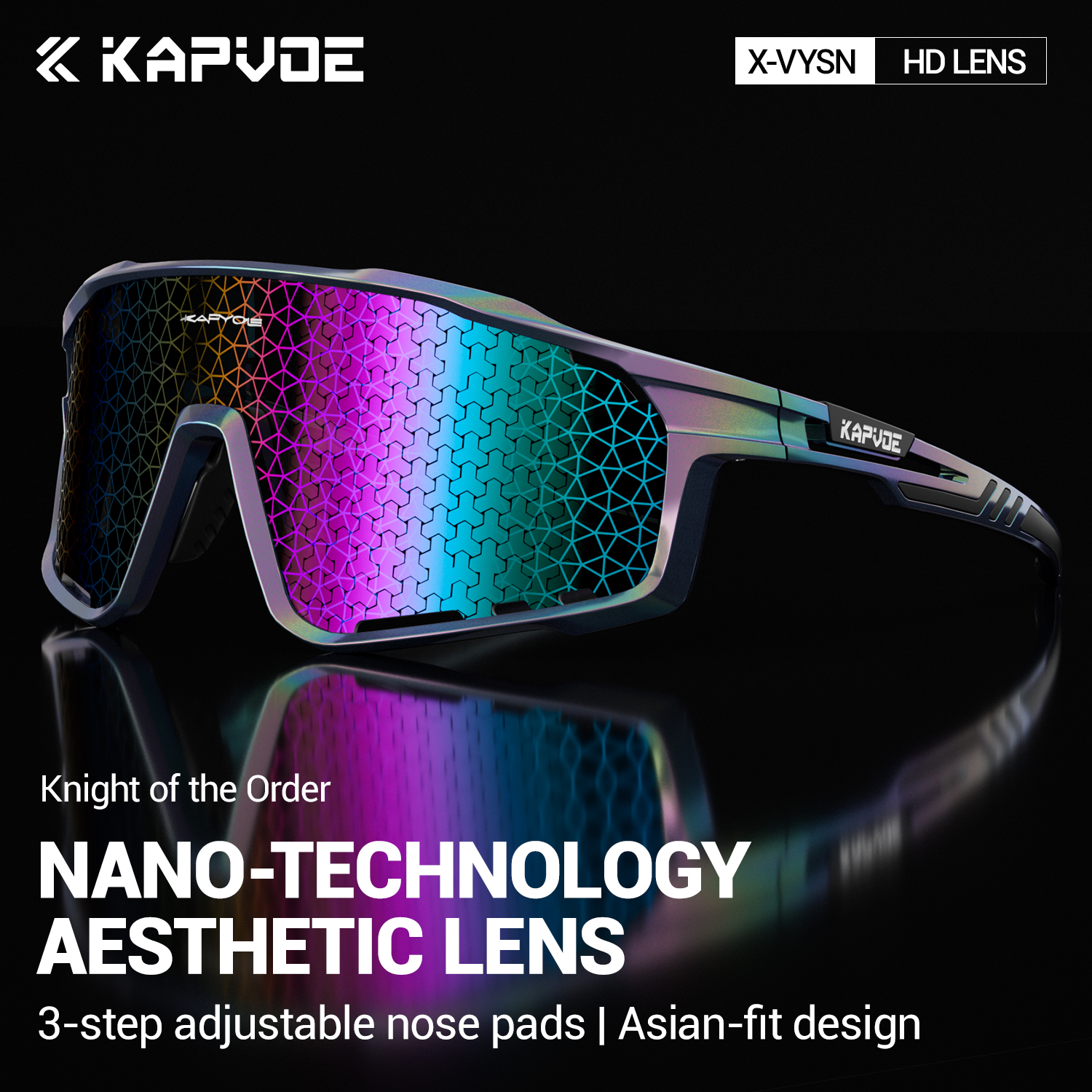 KAPVOE Nano Lenses Cycling Gla - огляд і ціна Mountain Biking Sunglasses