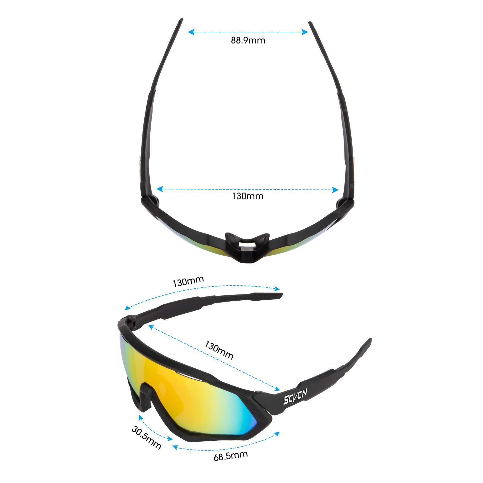 SCVCN Cycling Glasses Men MTB  - огляд і ціна Mountain Biking Sunglasses