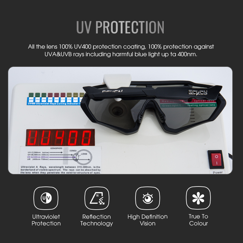 SCVCN Cycling Glasses Men MTB  - огляд і ціна Mountain Biking Sunglasses