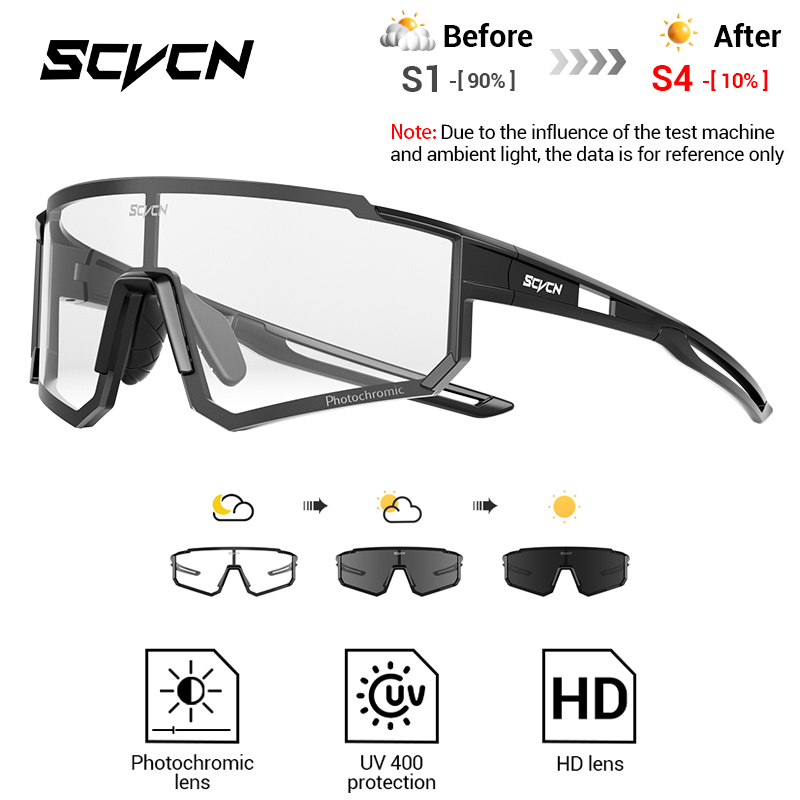 SCVCN New Outdoor Photochromic - огляд і ціна Mountain Biking Sunglasses
