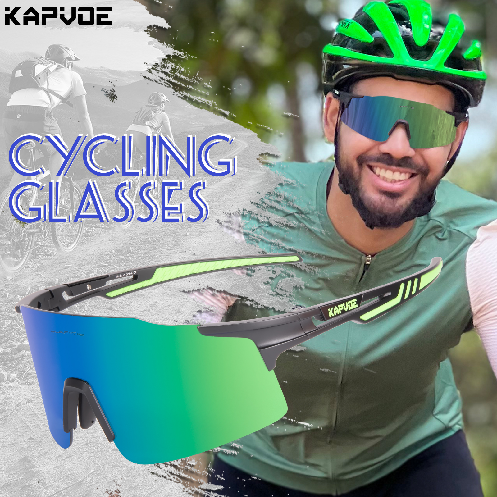 Kapvoe New Cycling Glasses Out - огляд і ціна Mountain Biking Sunglasses