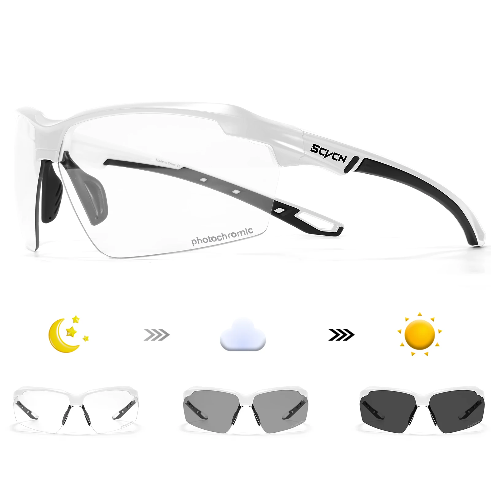 SCVCN Photochromic Cycling Sun - огляд і ціна Mountain Biking Sunglasses